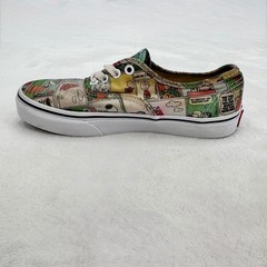 Vans X Peanuts Authentic Sneakers Comics Kids Size 3Y Shoes Snoopy Charlie Brown