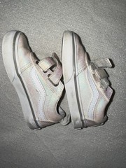 VANS Glitter Hook & Loop Low Top Sneakers – Multicolor White US 7