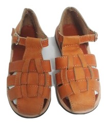 LEATHER SANDALS traditional HUARACHE unisex kids 7.5″