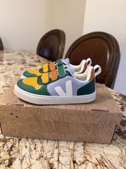 Veja V-10 suede sneakers multicolor size 13.5