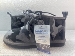 Alpine Design Winter Shoes, Woolblend Linning, Blown Rubber Outsole – Camo Sz. 3