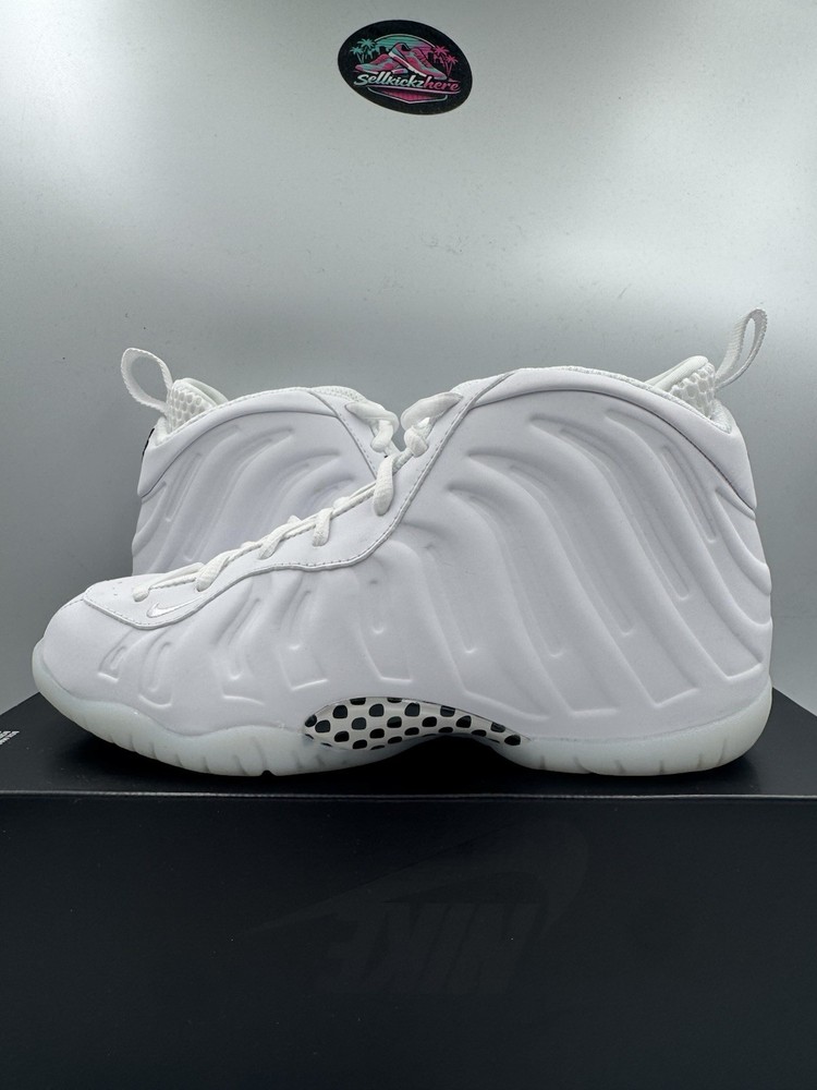 Nike Little Posite One PS Triple White HQ1960-100 Size 12C