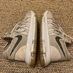 Nike Zoom KD 10 Kevin Durant Wolf Grey/Multi Color Kids Shoes Size 6Y AH0895-900
