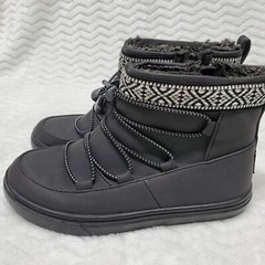 Toms Alpine Youth Kid’s Size 1 Fall Winter Boots boys girls Black