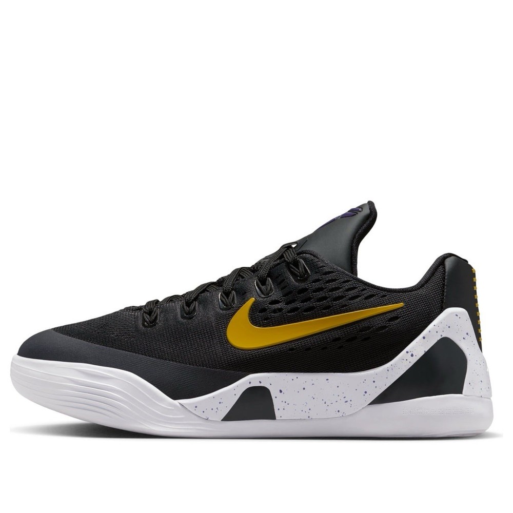Nike Kobe IX EM University Gold Black FV3607-003 GS Size 4Y-7Y Basketball shoes