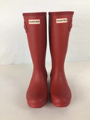 Excellent Hunter Big Kids Original Kid’s Rain Boots, Military Red, K4