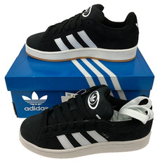 ADIDAS CAMPUS 00S CORE BLACK WHITE GUM ATHLETIC SNEAKERS HQ6638 YOUTH SIZES 6.5