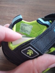 Kamik Boy’s Crab Closed Toe Waterproof Sandals Size:US7 Blue NIB