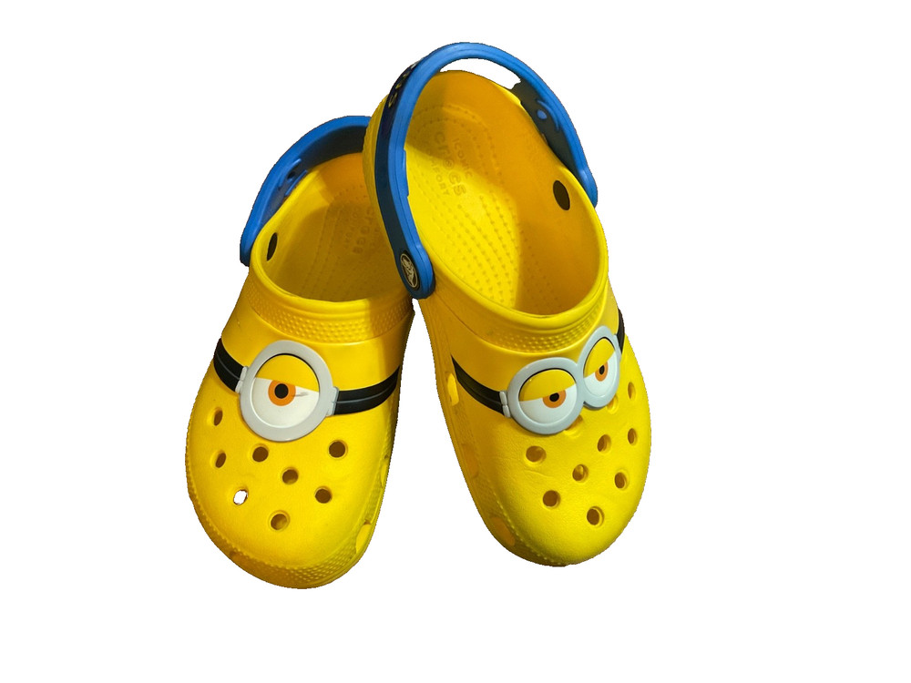 Crocs Minions Child Size 13 Yellow