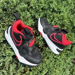 Nike Team Hustle D 11 Toddler Boy Sneakers Size 11 Black Red White Shoes