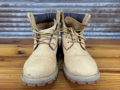 Timberland Premium 6 Inch Waterproof Boots Wheat Nubuck Juniors Kids Size 7M