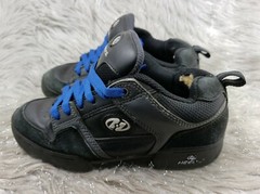 HEELY’S 9135 Black Suede Skate Skating Sneakers Size Youth US 3 EUR 34