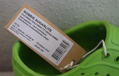 Native Kid’s Sz C9 Palm Green/Pickle Green Robbie Sugarlite Slip-On Shoes $65
