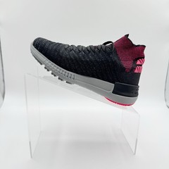 Under Armour Kids Highlight Delta 2 Black Pink Knit Running High Top 1295766 5