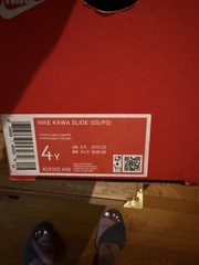 Nike Kawa slides (Blue) Grade school Size 4Y Brand new In box