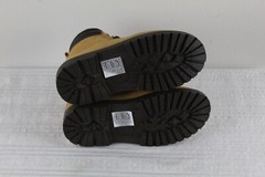 Fabkids Lumber Boots Size 1 Color Bone Brown NWOB
