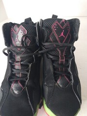 Nike Air Jordon True Flight Black Vivid Pink Green 342774-039