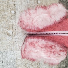 Birkenstock Kaprun Braid Clogs 9 Narrow Inuit Pink Wool Felt Slip On Slipper