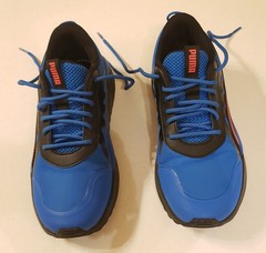 Puma Unisex-Children Excursion Racing Blue Red Puma Black Size 5 Big Kids