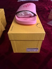 off white kids slide Pink