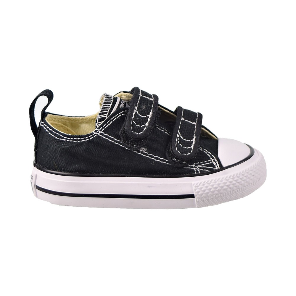 Converse Chuck Taylor All Star Ox Hook And Loop Toddler Shoes Black 7V603