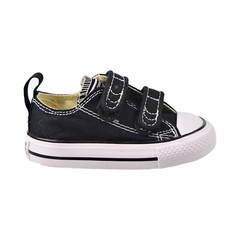 Converse Chuck Taylor All Star Ox Hook And Loop Toddler Shoes Black 7V603