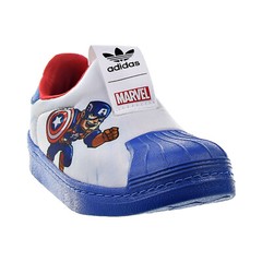 Adidas Superstar 360 Marvel Captain America Little Kids‘ Shoes White FX4879