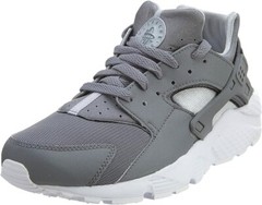with box 2021 Nike Huarache Run Cool Grey Wolf Grey White Youth SZ 55Y G1N