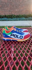 Kid’s Size 5 Polo Ralph Lauren Tech Racer Multicolor Lace Up Sneakers
