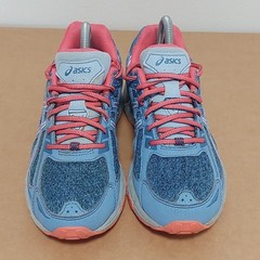 Asics Gel-Venture 6 Blue Pink Trail Athletic Running Shoes 1014A077 SIZE 5.5