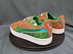 Puma Suede Minecraft (GS) Brown Green Size 6.5 NEW NO BOX