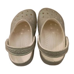 Crocs Classic Glitter Clogs Junior J2 Kids Slip On Shoes