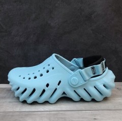 Crocs Echo Clog Arctic Blue & Black Select-a-Size