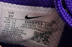 Nike Dunk High PS Size 3Y Electro Purple Navy White Sneakers Shoes DH9751-100