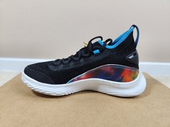 Under Armour Curry 8 PRNT Flow Size 5Y Basketball Shoes 3024033-001 Steph Curry