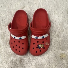 Limited Edition Light Up Crocs Disney Pixar Cars Lightning McQueen On Kids 5-7