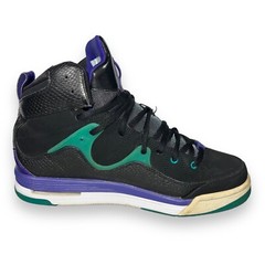 Air Jordan Flight TR 97 Black/Grape Purple/Aqua 428827-008 Youth 7 Women’s 8.5