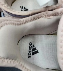 Kids Adidas Cloudfoam PURE SPORTSWEAR Shoes Size 6 New White/Pink/Purple