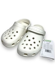 Brand New With Tags Crocs Kids Classic Clogs – White – Child Size 12 Lightweight