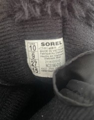 Sorel Snow Commander Winter Boot Black (Little Kids‘) Size US 10