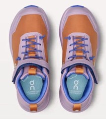 On Running Cloudhero Mid Waterproof Kids Shoes Size 13K Copper Lavendula New