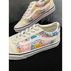 Vans Ward Low Top Sneaker Multi Floral Canvas Kids Shoes