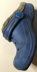 AMPUTEE Crocs Kids Blue Slip On Lined Size 10-11 Toddler Right Shoe Only