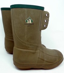 Northerner Junior Size 4 Youth Small Womens Rubber Vinyl Boots Steel Shank AS IS