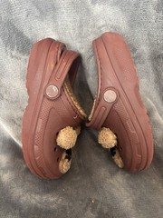 Crocs Classic Lined I Am Brown Bear Toddler Clogs | Youth Size C 12