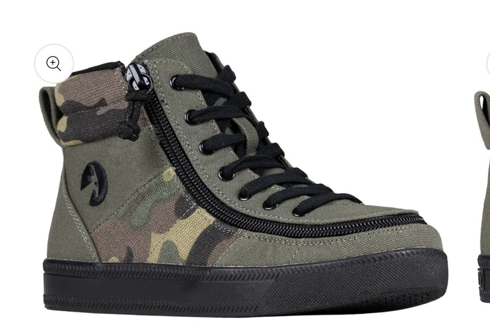 BILLY Classic XDR Camouflage Zip Around High Top Sneakers * READ* Sz 5big Kid/7