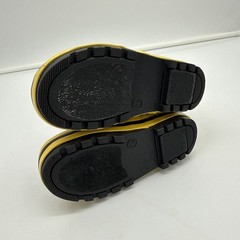 Batman Yellow & Black Rubber Pull On Rain Boots Toddler Size 7-8