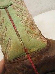 ANDERSON BEAN BOOTS Brown Square Toe Boots Youth Kids size 11 Style 7089