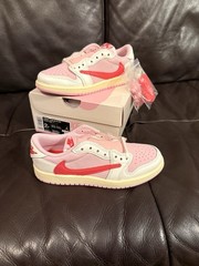 Jordan 1 Low OG SP x Travis Scott ‚Tropical Pink‘ (PS) – Size 2Y – BRAND NEW