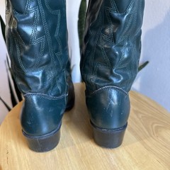 Vintage Capezio Spruce Green Cowboy Boots Children’s Size 13